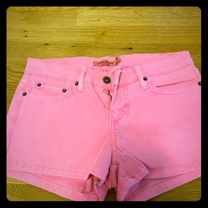 Judy Blue neon pink jean short size M